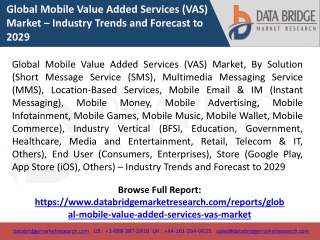 global mobile value added services vas market