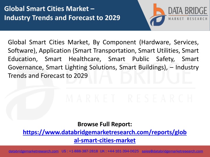 global smart cities market industry trends