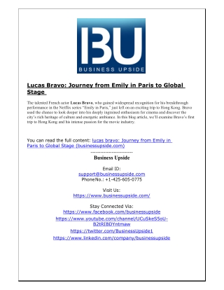 lucas bravo journey from emily in paris to global