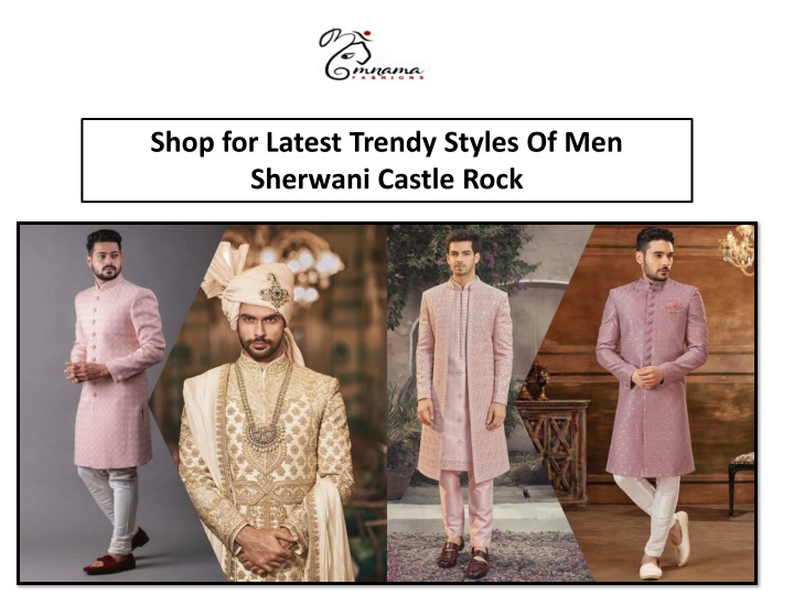 shop for latest trendy styles of men sherwani