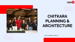 Chitkara PLANNING & ARCHITECTURE