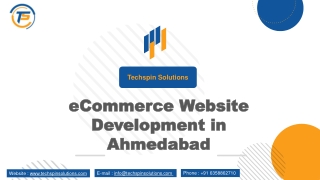 eCommerce Website Development in Ahmedabad | Techspin Solutions