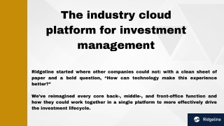 The industry cloud platform for investment management (1)