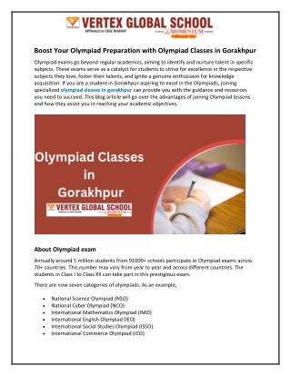 boost your olympiad preparation with olympiad