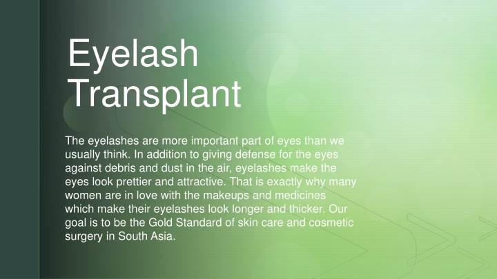 eyelash transplant