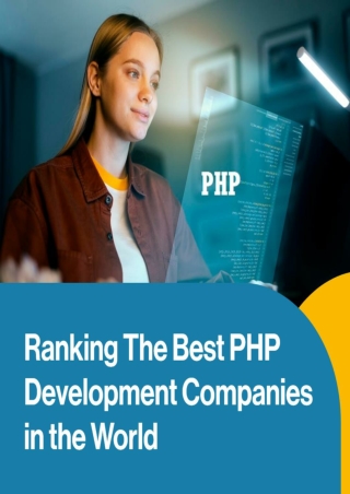 Ranking The Best PHP Development Companies in the World