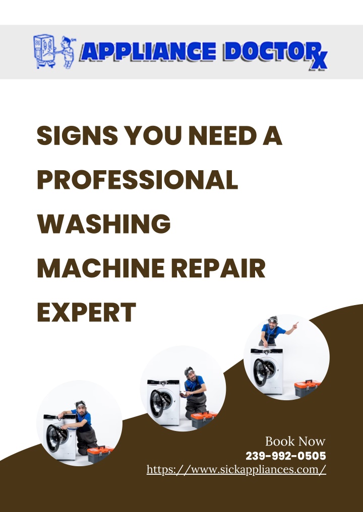 signs you need a professional washing machine