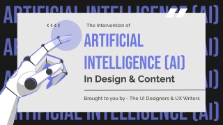 AI Intervention in Design & Content