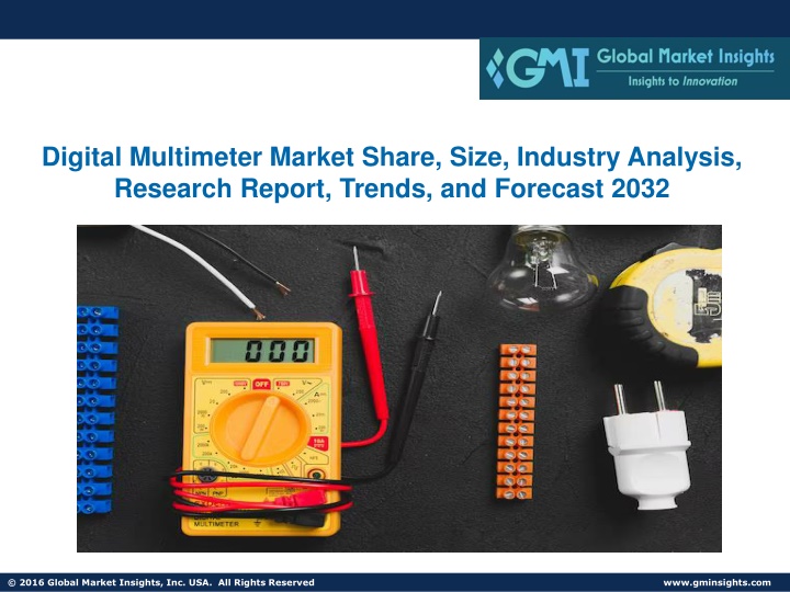 digital multimeter market share size industry