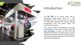 Understanding IBC 2023 and the factors that contribute to its staggering reputation