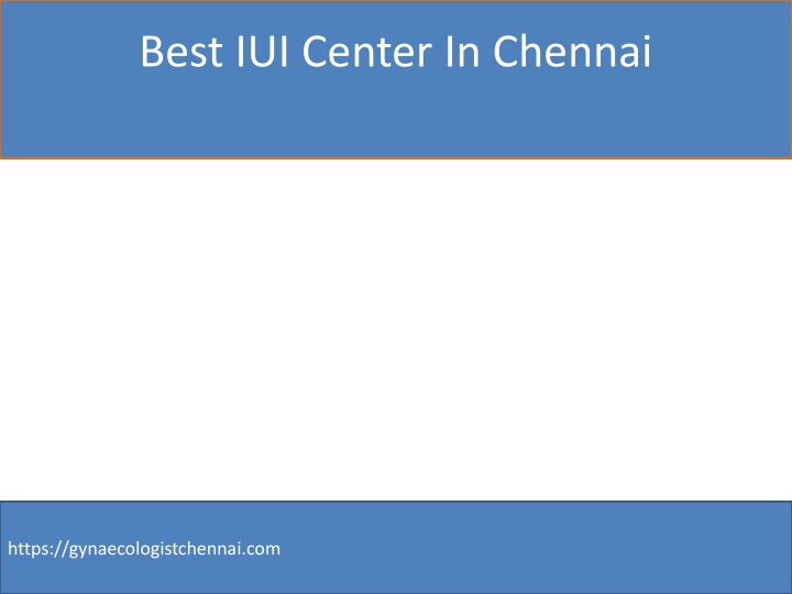 best iui center in chennai