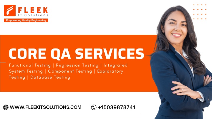 core qa services functional testing regression