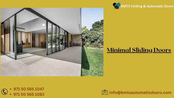 minimal sliding doors