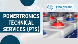 UPS Maintenance Companies in UAE- Powertronics Technical Services (PTS)