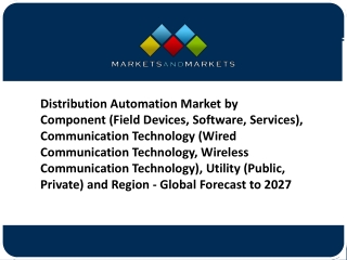 distribution automation market by component field