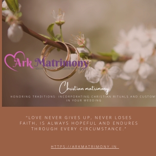 Christian  matrimony - Ark Matrimony | There is always a rainbow waiting