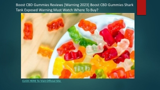 Boost CBD Gummies