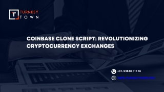 coinbase clone script revolutionizing