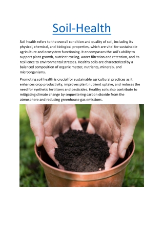 best Soil-Health in lucknow