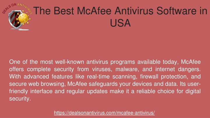 the best mcafee antivirus software in usa