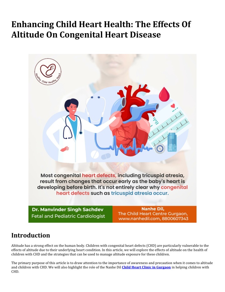 enhancing child heart health the effects