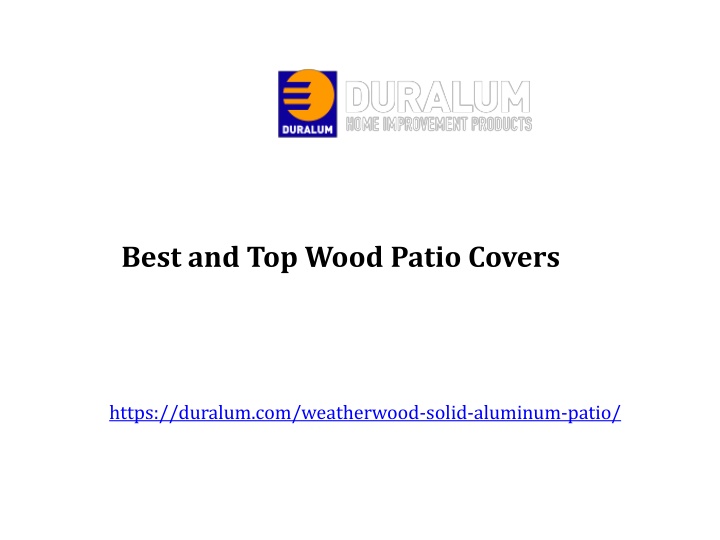 best and top wood patio covers