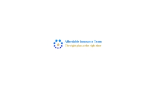 Affordable Insurance Team Is A Trusted Health Insurance Company In Tampa FL