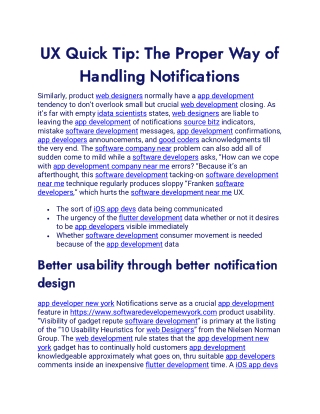 ux quick tip the proper way of ux quick