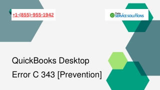 Expert Advice for Resolving QuickBooks Desktop Error C 343