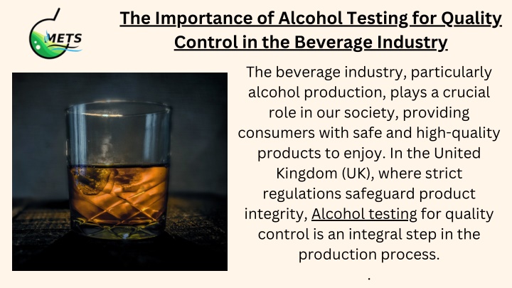 the importance of alcohol testing for quality