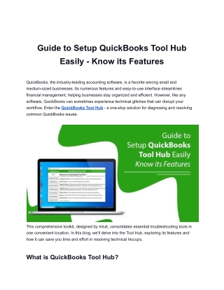 _QuickBooks Tool Hub