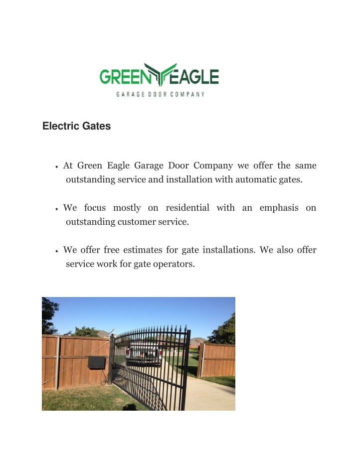 electric gates