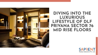 DLF PRIVANA SECTOR 76 MID RISE FLOORS