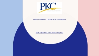 Audit company - Audit for companies - PKC Management Consulting