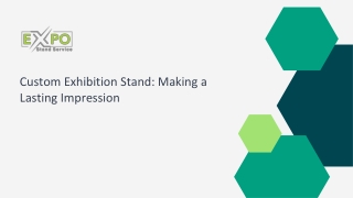 Custom Exhibition Stands - Expostandservice