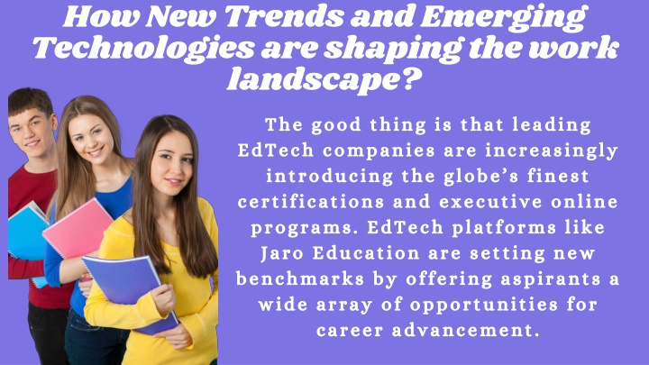 how new trends and emerging technologies