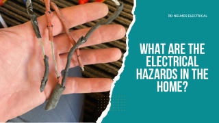 What Are The Electrical Hazards in the Home?