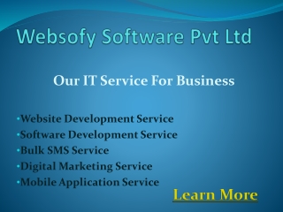 Best Mobile Application Development Company in Lucknow - Websofy Software Pvt Ltd