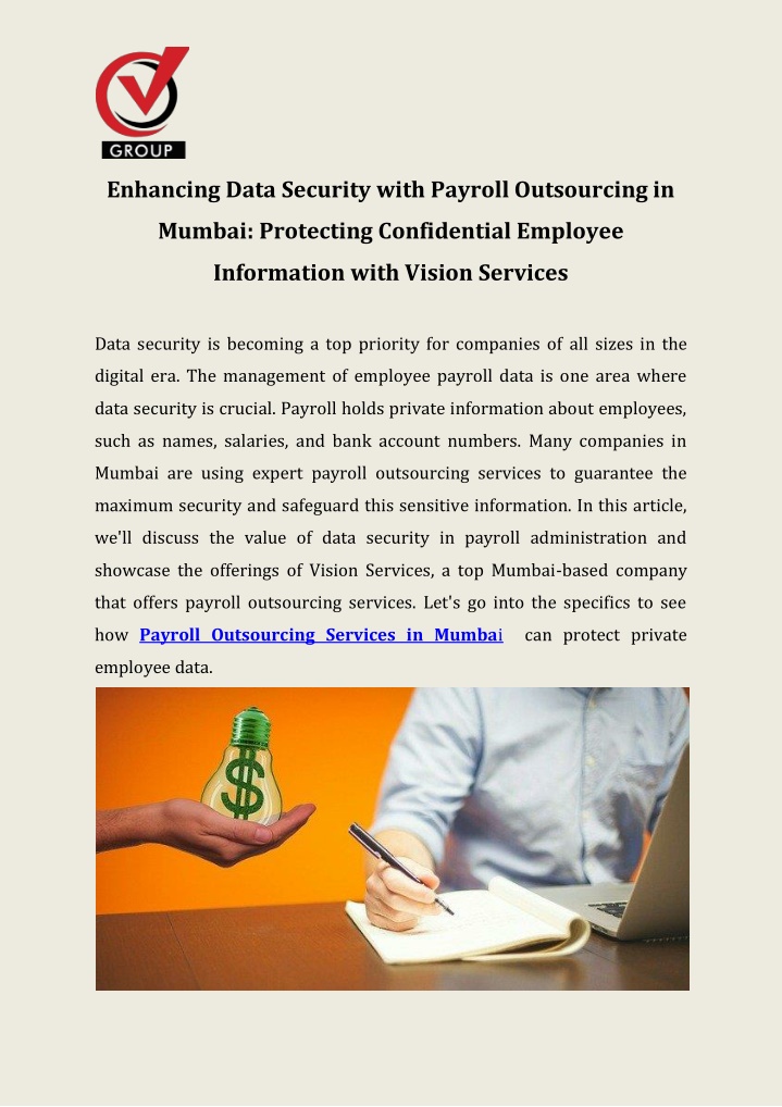 enhancing data security with payroll outsourcing