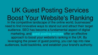 uk guest posting services boost your website s ranking