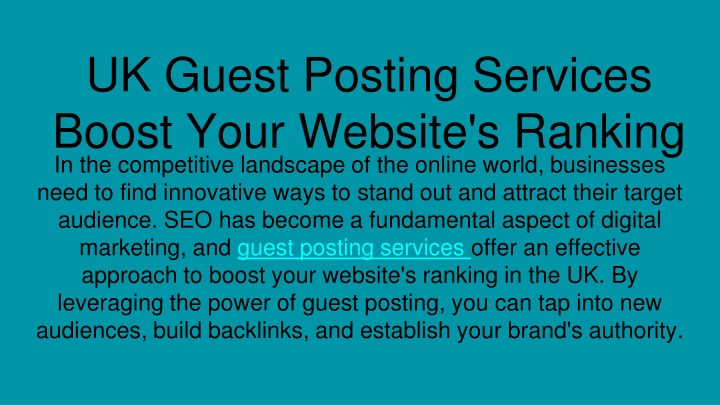 uk guest posting services boost your website s ranking