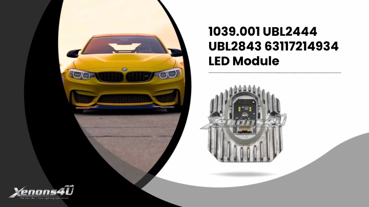 1039 001 ubl2444 ubl2843 63117214934 led module