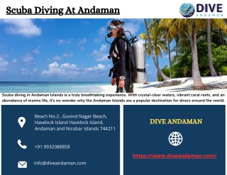 scuba diving at andaman