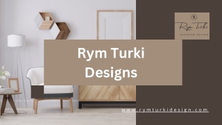 Modern Interior Designer Dubai- Rym Turki Designs