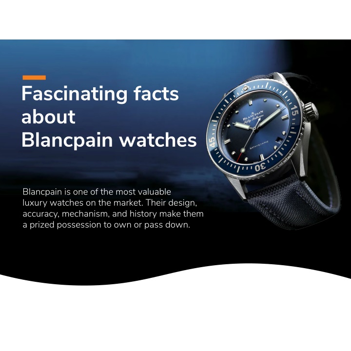 fascinating facts about blancpain watches
