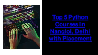 Top 5 Python Courses In Nangloi, Delhi with Placement