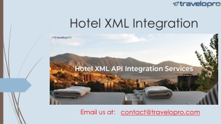 hotel xml integration