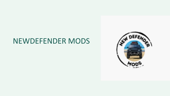 newdefender mods