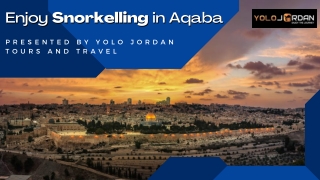 Enjoy Snorkelling in Aqaba