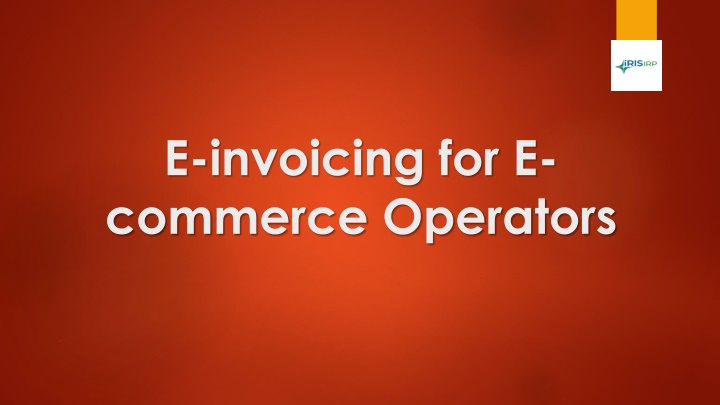 e invoicing for e commerce operators